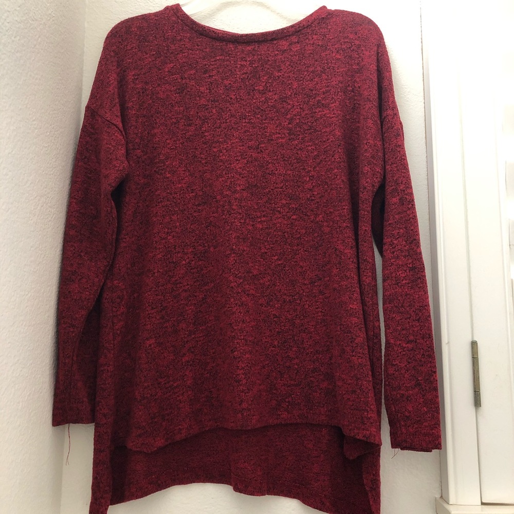 Zara red sweater